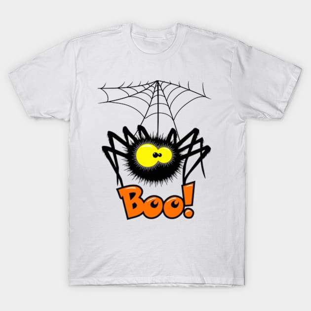 Cute Halloween Spider T-Shirt by Scud"